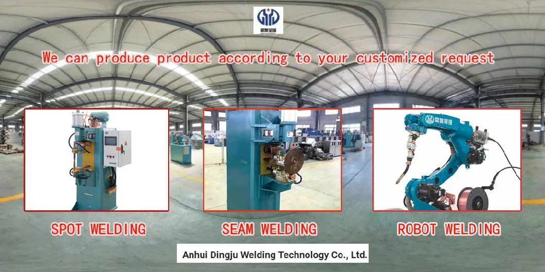 Pneumatic AC or Medium Frequency Seam Welder for All Kind of Tin Cans Spot Welder Seam Welding Machine